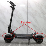 Garde-boue d'origine pour Teverun Fighter 11/11 + Fightersupreme Scooter électrique garde-boue avant arrière avec support pièces de garde-boue