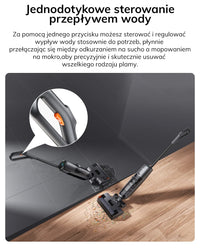 Serpillère intelligente sans fil ILIFE W90/W90 Pro pour nettoyage humide et sec, aspiration de 5500/7000 Pa, auto-nettoyage en 1 minute, grand réservoir d'eau double