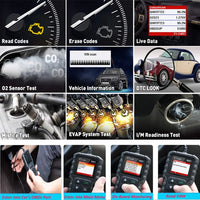 LAUNCH X431 CR3001 Outil de diagnostic OBD2 complet pour voiture, lecteur de codes professionnel, scanner, vérification moteur, mise à jour gratuite pk ELM32