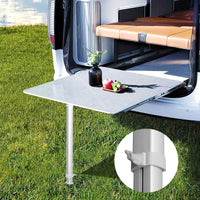 Pieds télescopiques pliants, 21-36 pouces, réglables, en alliage d'aluminium, pour camping-car, ponton
