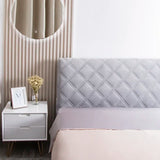 Housse de tête de lit matelassée en velours de haute qualité, tout compris, ultra luxueuse, douce et épaisse, matelassée en peluche courte.