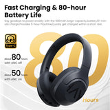 HAYLOU S30 casque sans fil Bluetooth 5.4 43dB casques antibruit adaptatifs 40mm pilote dynamique 80H écouteurs de lecture