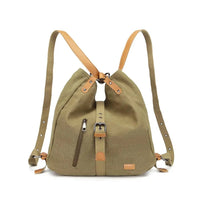 Sac à main KONO pour femme, sac à dos en toile, grand modèle, antivol, sac bandoulière multifonctionnel