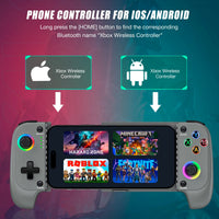 BEBONCOOL MC103 manette de jeu type-c contrôleur de téléphone portable effet Hall poignée d'étirement Joystick Android Ps jeu Cloud personnalisé