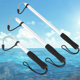 Harpon de pêche sur glace avec ardillons, poignée de pêche extensible, harpon portable en métal pour la pêche en mer et en bateau sur glace