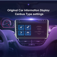 OSSURET CarPlay Android 12 autoradio pour PEUGEOT 2008 208 2012-2018 lecteur multimédia de voiture Navi GPS 2din 4G-LET autoradio RDS