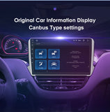 OSSURET CarPlay Android 12 autoradio pour PEUGEOT 2008 208 2012-2018 lecteur multimédia de voiture Navi GPS 2din 4G-LET autoradio RDS