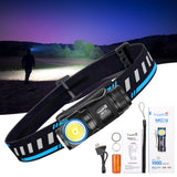 TrustFire MC12 EDC lampe frontale LED puissante 1000Lumens lampe frontale Rechargeable magnétique XP-L HI lampe torche de Camping