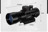 Lunette de visée à point rouge vert 3x44, viseur point rouge 2x40, optique tactique 3x42, compatible avec rail 11/20 mm, viseur 1x40 pour la chasse