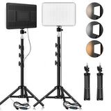 LED lumières vidéo conférence photographie éclairage Selfie lumière Photo Studio lampe avec trépied pour tirer en direct Streaming TikTok Zoom