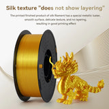 KEEPANG – Filament d'imprimante 3D PLA en soie, 5KG, Filaments de couleurs simples/doubles/Triples, 2.2LBS, 1KG/rouleau, 1.75mm ± 0.02MM, matériau d'impression 3D