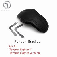 Garde-boue d'origine pour Teverun Fighter 11/11 + Fightersupreme Scooter électrique garde-boue avant arrière avec support pièces de garde-boue