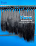 YOCYTU 20 20 20 Pouces Tissage Cheveux Humains 1/3/4 PCS Lot de Tissage Cheveux Humain 12A Tissage Naturel Brésilien Haut Qualité Meche Tissage Humain Hair Raw Hair Bundles 100% Human Hair Livraison 3 Jours France