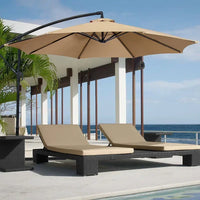 Parasol Patio parapluie remplaçable tissu plage auvent été extérieur jardin Protection Uv Parasol parapluie haut tissu 6/8 nervures