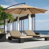 Parasol Patio parapluie remplaçable tissu plage auvent été extérieur jardin Protection Uv Parasol parapluie haut tissu 6/8 nervures