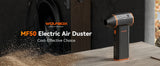 Souffleur d'air électrique WOLFBOX MF50 - Puissance maximale de 110 000 tr/min, moteur sans balais rechargeable à 3 vitesses pour voiture, PC, maison et extérieur