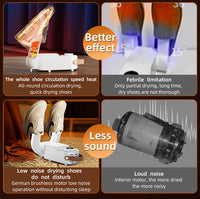 Sèche-chaussures à minuterie intelligente, sèche-chaussures télescopique réglable, désodorisant, séchage rapide