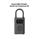 Xiaomi Mijia Compresseur à Air Portatif 2/2D, Gonfleur Pneus Voiture 150PSI (10.5 Bars) avec Lumière LED, 3 Embouts de Gonflage, Electrique Pompe pour Vélo, Moto, Balle