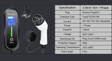 Teschev – chargeur EV 3,5 kw, Type 2, connecteur IEC 62196, 16a, 1 phase, Type 1, SAEJ1772, boîte murale, Station de recharge pour véhicule électrique