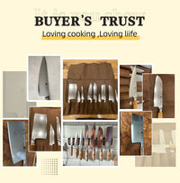 Ensemble de 1 à 8 couteaux de cuisine XINZUO, lame en acier damassé 73 couches, angle de 15° ±1° par côté, manche en bois d'olivier