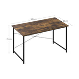 Bureau d'ordinateur WOLTU avec structure en métal, table de travail moderne et spacieuse pour la maison, le bureau ou la chambre. Idéal pour écrire, étudier ou jouer.
