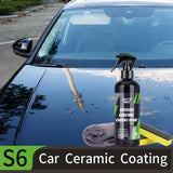 HGKJ S6 voiture revêtement céramique Spray miroir brillant liquide étanche voiture Nano cristal cire hydrophobe Spray peinture soins accessoires