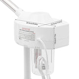 Lampe loupe 2 en 1 750W, vaporisateur d'ozone chaud, dispositif de vapeur, Machine de Sauna faciale avec lumière 5X
