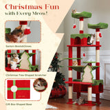 Grand arbre et tour pour chats d'intérieur, avec postes à gratter recouvertes de Sisal, hamac spacieux, perchoirs rembourrés et condos, jouets pour chats