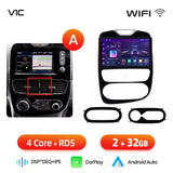 Autoradio Junsun CarPlay Android Auto pour Renault Clio 4 ZOE 2012-2017, système GPS intelligent, stéréo multimédia