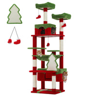 Grand arbre et tour pour chats d'intérieur, avec postes à gratter recouvertes de Sisal, hamac spacieux, perchoirs rembourrés et condos, jouets pour chats