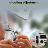 AOCHUAN – stabilisateur de cardan intelligent X2 à 3 axes, pour iPhone et Smartphone Android, avec pôle d'extension intégré, affichage LED