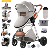 Poussette bébé poussettes légères 3 en 1 landau chariot bébé landau 3 en 1 berceau de poussette Multiple pour nouveau-nés