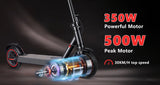 SUNNIGOO N7PRO 350W adulte Scooter électrique avec APP 36V 10.4Ah Escooter 30 km/h Kick Scooter léger longue portée 30km Scooter