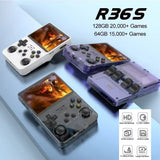 Console de jeux vidéo portable R36S/R36H, système Linux, écran IPS 3,5 pouces, lecteur vidéo rétro de poche, cadeau idéal pour Noël