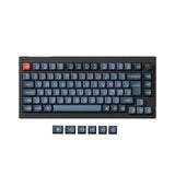 Keychron V1 Max ISO Layout Collection QMK clavier mécanique personnalisé sans fil 2.4 GHz et Bluetooth rétro-éclairé rvb remplaçable à chaud