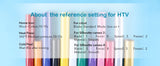 HTVRONT Lot de 12 rouleaux de vinyle thermocollant multicolores de 30,5 cm x 1,5 m pour Cricut, impression sur t-shirts et casquettes, film HTV à repasser (cadeau)