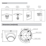 Dahua caméra IP 4MP IPC-HDW2449T-S-PV intelligent double lumière dissuasion Active POE conversation bidirectionnelle fente pour carte SD WizSense caméra couleur