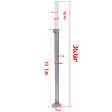 Pieds télescopiques pliants, 21-36 pouces, réglables, en alliage d'aluminium, pour camping-car, ponton
