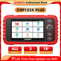 Scanner OBD2 LAUNCH CRP123X Plus, outil de diagnostic automobile DIY, lecteur de codes, scanner automatique, diagnostic OBD, mise à jour gratuite