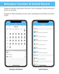 Verrouillage de porte intelligent sans clé numérique avec carte RFID et application TTLock (sans empreinte digitale)