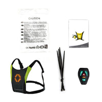 Clignotant de vélo sans fil à LED, gilets de coulée d'iode, télécommande, vélo VTT, vélo de sécurité, émail 30LED