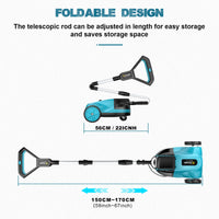 Gismis 10 pouces 46000 tr/min tondeuse à gazon électrique sans brosse tondeuse à gazon sans fil coupe-paes de jardin pour Makita 18V batterie broche