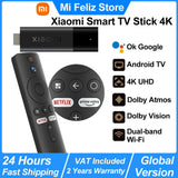 Clé TV connectée Xiaomi 4K, Android TV 11, processeur quadricœur Cortex-A35, 2 Go de RAM, 8 Go de ROM, Netflix, Wi-Fi, Assistant Google, dongle TV