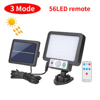 LED solaire fendu applique 3 Mode étanche capteur de mouvement lampe sécurité extérieure éclairage public lampe solaire pour jardin applique murale