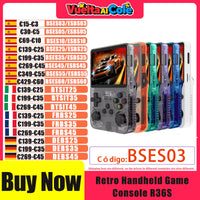 Console de jeux vidéo portable R36S/R36H, système Linux, écran IPS 3,5 pouces, lecteur vidéo rétro de poche, cadeau idéal pour Noël