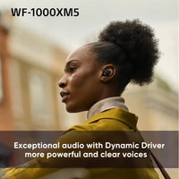 SONY WF-1000XM5 Écouteurs Sans Fil Les Meilleurs Écouteurs Antibruit Bluetooth Autonomie de la Batterie Jusqu'à 24 Heures Connexion Multipoint