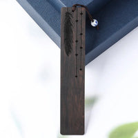 Marque-page bois de santal - Style chinois rétro, motifs célestes