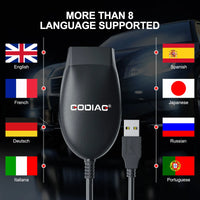 Câble de diagnostic GODIAG GD101 J2534 : compatible avec les véhicules Toyota, Honda, Acura, Ford et Mazda (diagnostic J2534 et ELM327).
