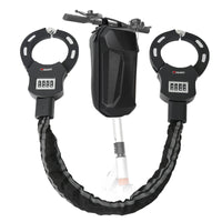 Antivol de type menottes pour trottinette électrique, antivol de vélo, cadenas à code enroulé et sécurisé, accessoires pour trottinettes électriques, poussettes, motos et vélos