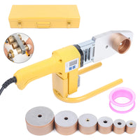 Machine à souder les tubes 1000 W pour le soudage de tubes en fer et plastique PP/PPR/PB/PE, avec outil de chauffage par fusion à chaud de diamètre 20-63 mm.